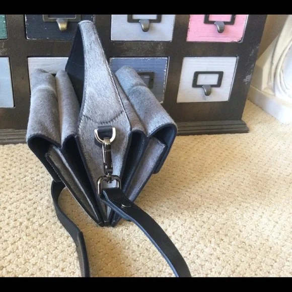 Alexander Wang rare Racketeer gray calf hair bag - Picture 8 of 15